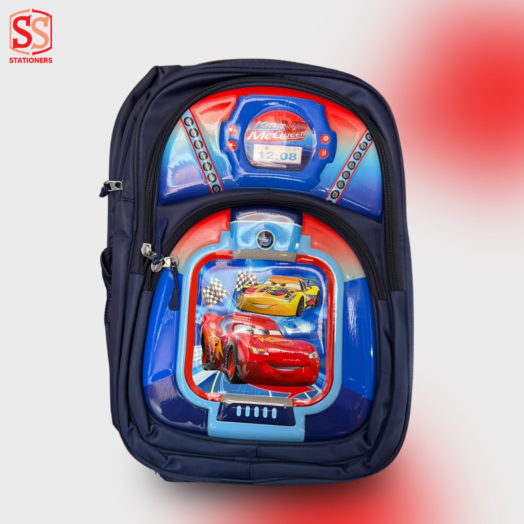 Mc Queen Cars School Bag (18 inch))