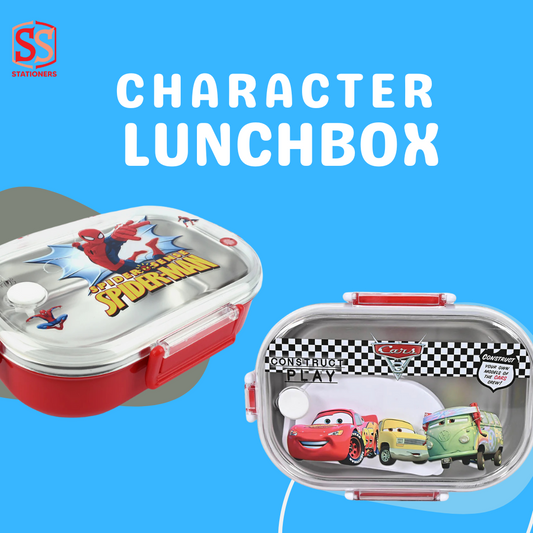 Character Lunch Box For Boys Stainless Steel