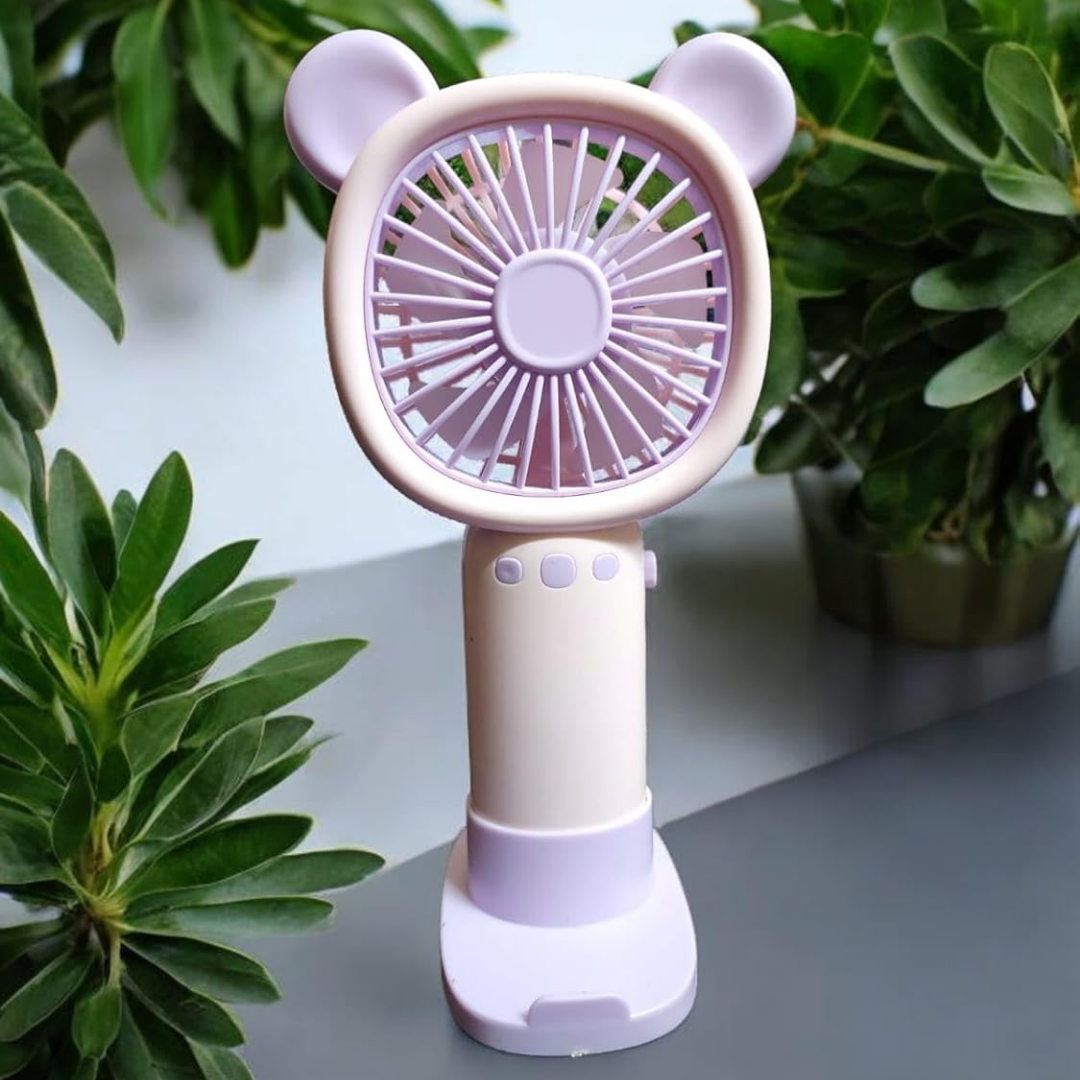 Mini Fan with Phone Holder