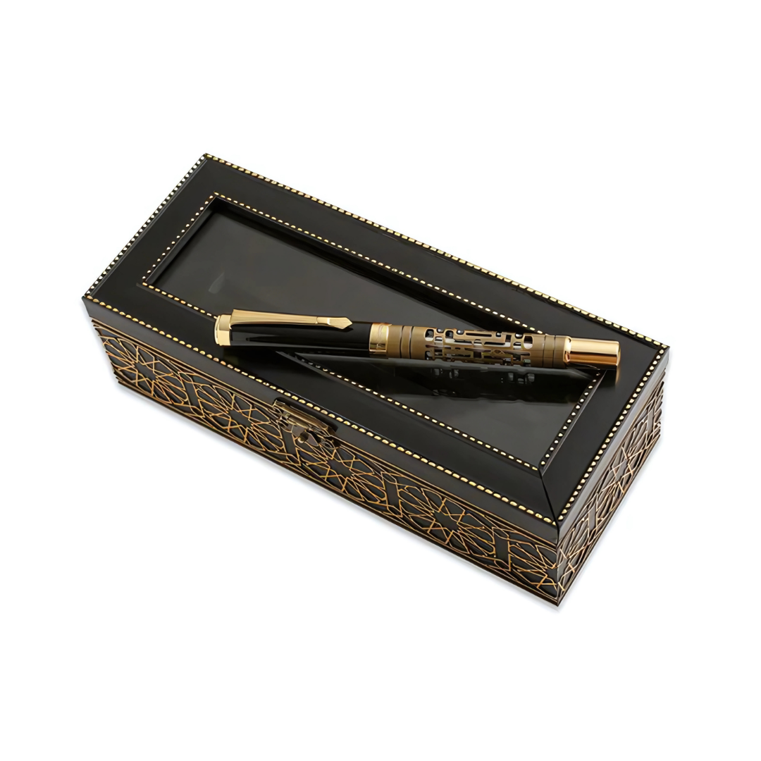 Embassador Elegant Design Gold Color Ball Pen Gift Set