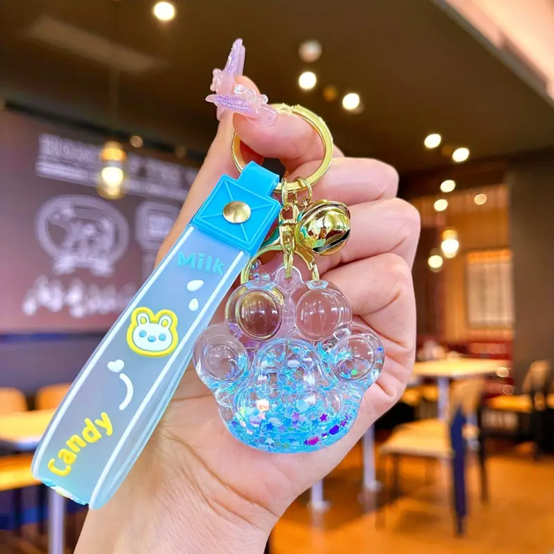 Purrfect Paw Cat Keychain