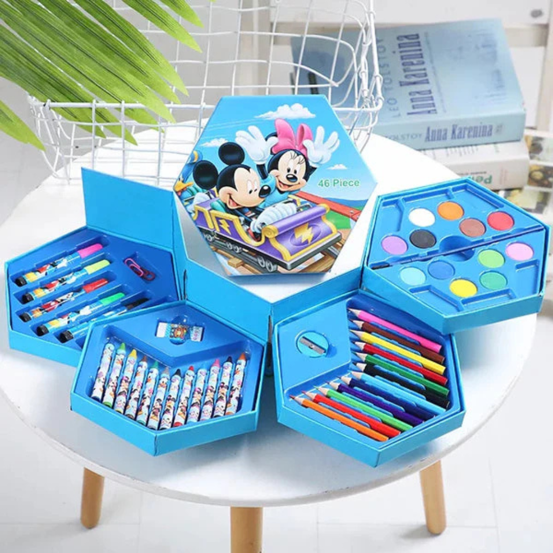 46 Pieces Art Set with Drawers (Girls)