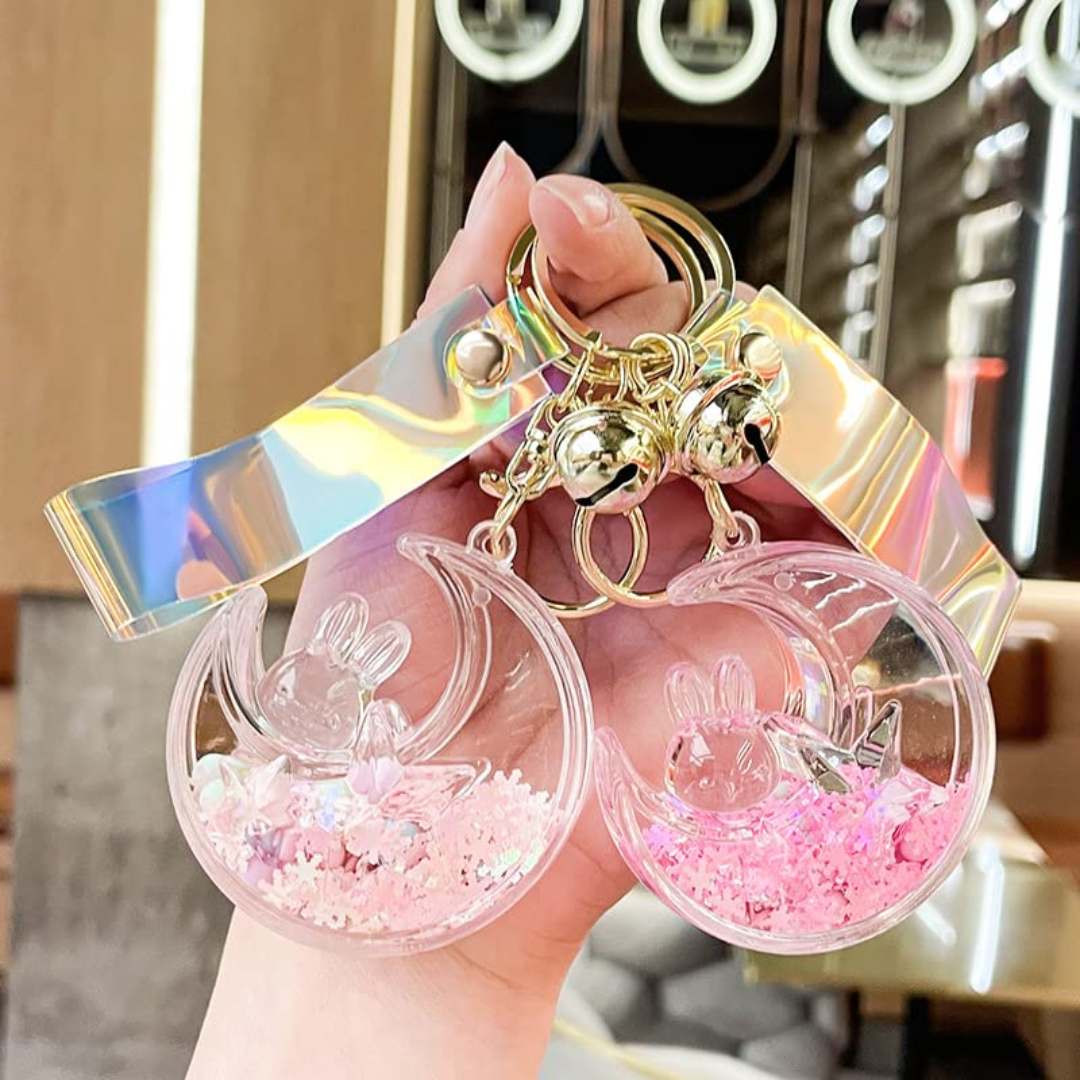 Crowned Moon Keychain