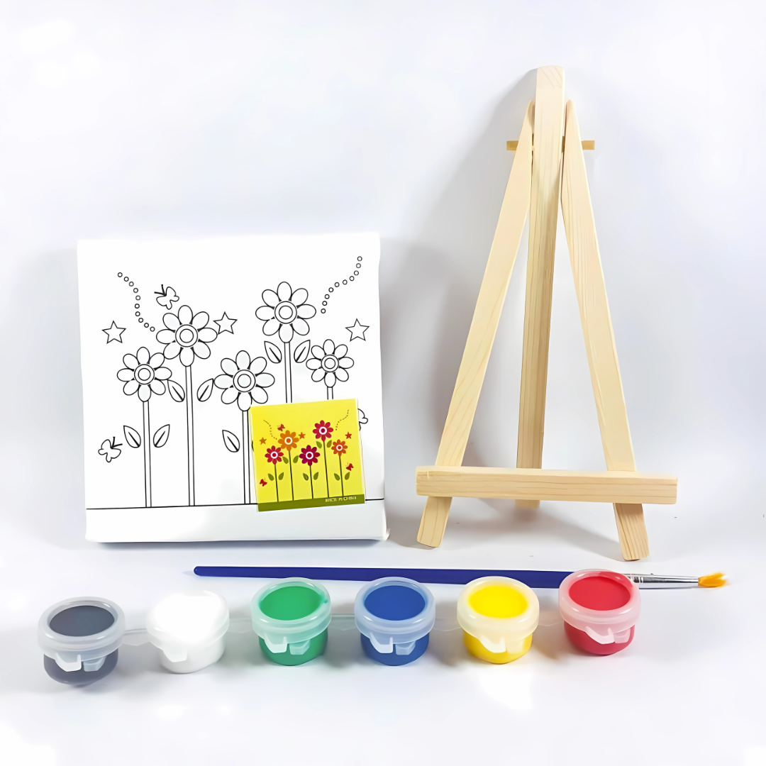 Keep Smiling Canvas Painting Set