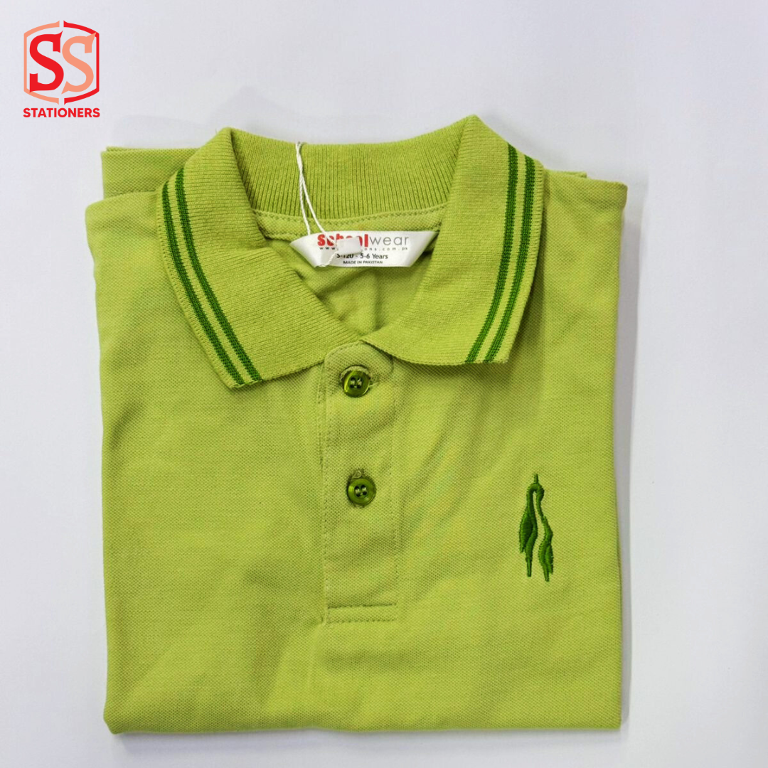 City School Light Green Polo T-Shirt Unisex (Playgroup to kg)