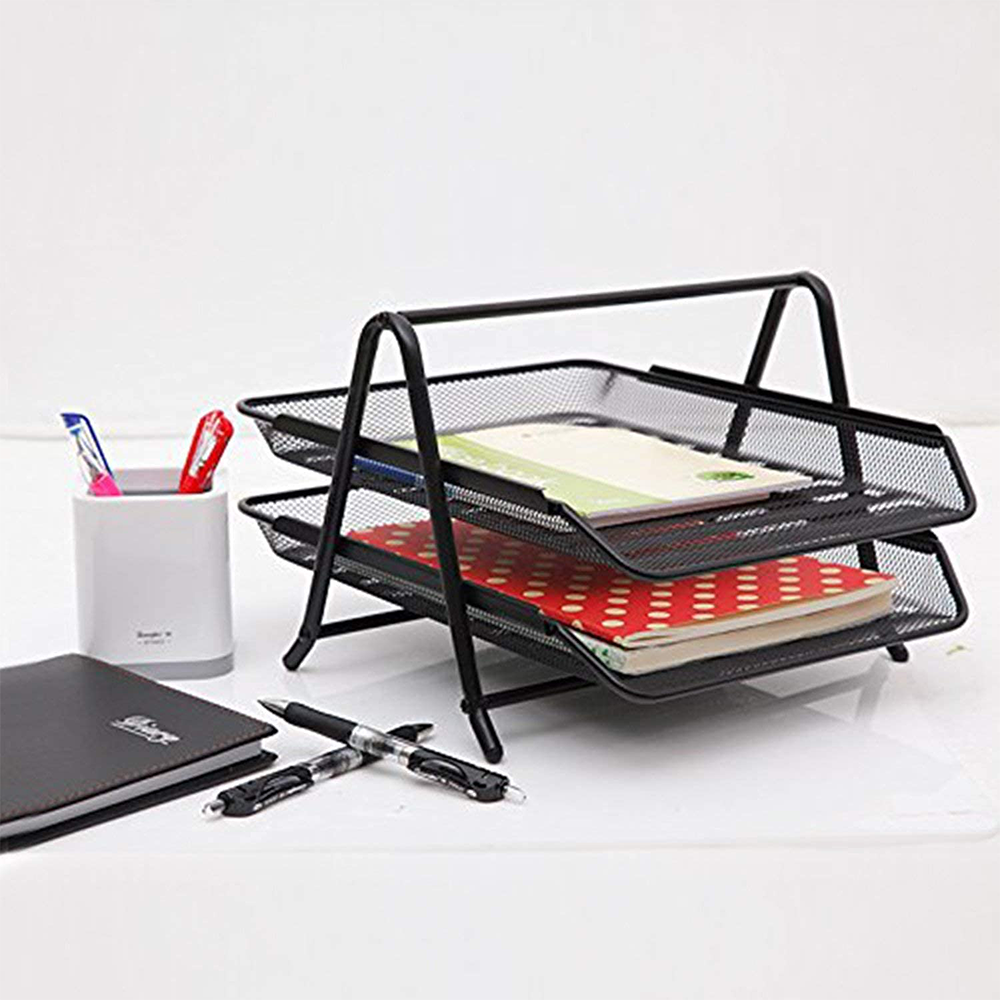 2 Tier Document Tray Metal Mesh – SS Stationers