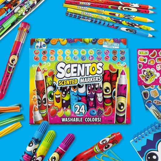 Scentos Scented Markers – 6 PCS Pack