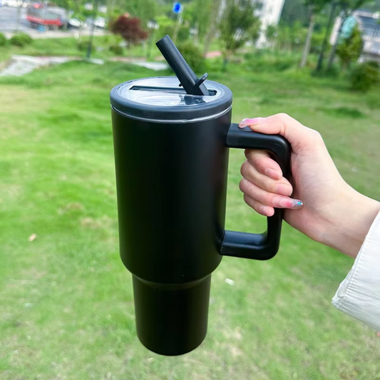 Straw Stainless Steel Vacuum Insulated Tumbler