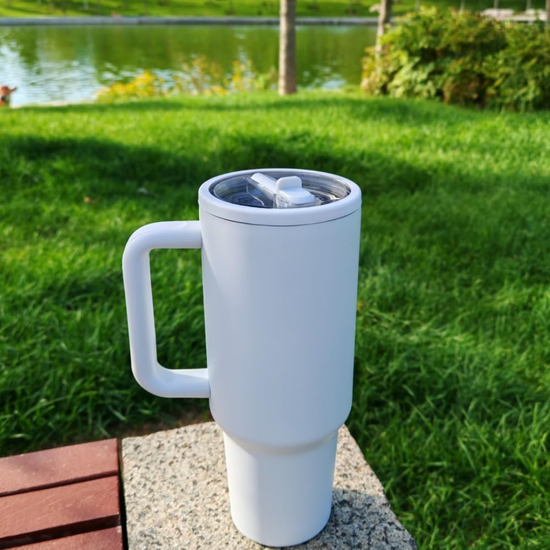 Straw Stainless Steel Vacuum Insulated Tumbler