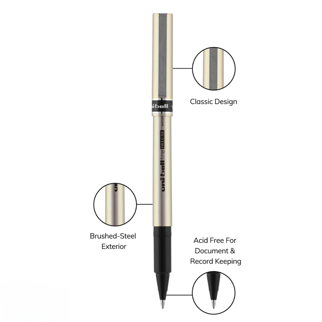 UniBall Deluxe Fine Roller Ball Pen single piece