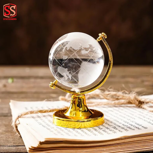 Crystal Globe Paperweight