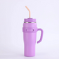 Large Capacity Stainless Steel Tumbler With Straw