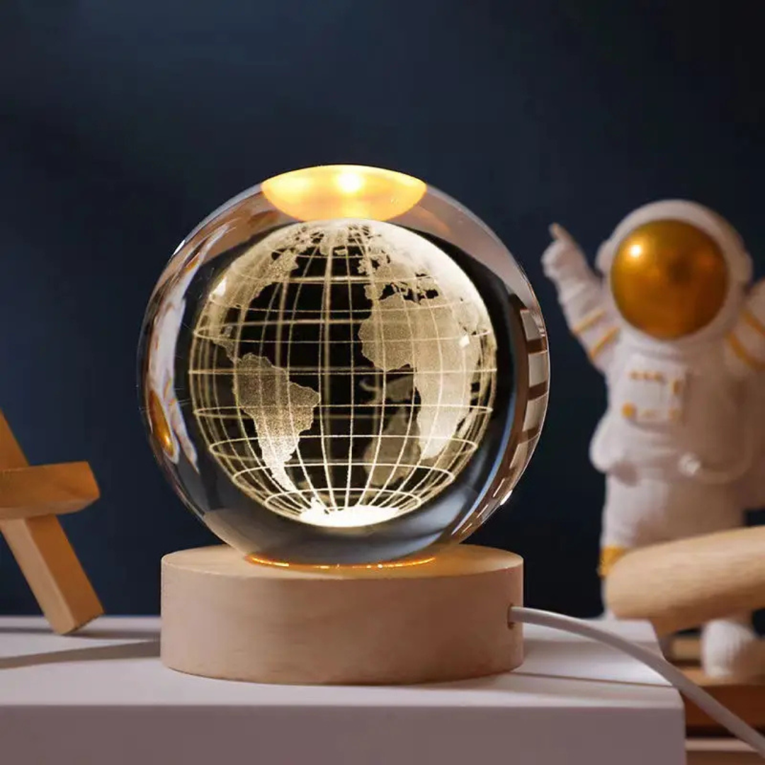 LED Crystal Ball Globe