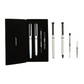Embassador Black and White Ball Pen Fountain Gift Set