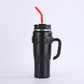 Large Capacity Stainless Steel Tumbler With Straw