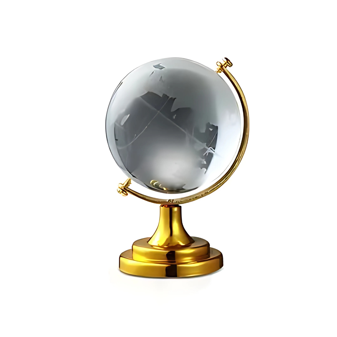 Crystal Globe Paperweight