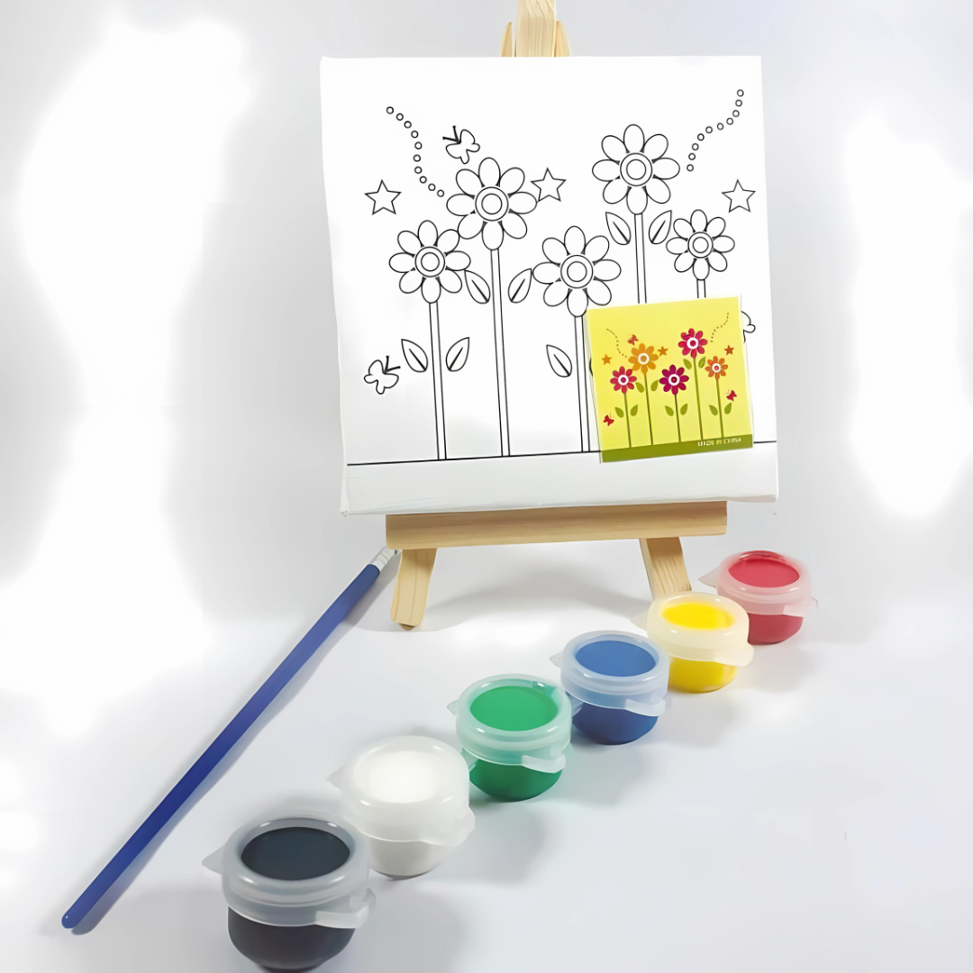 Keep Smiling Canvas Painting Set
