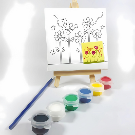 Keep Smiling Canvas Painting Set