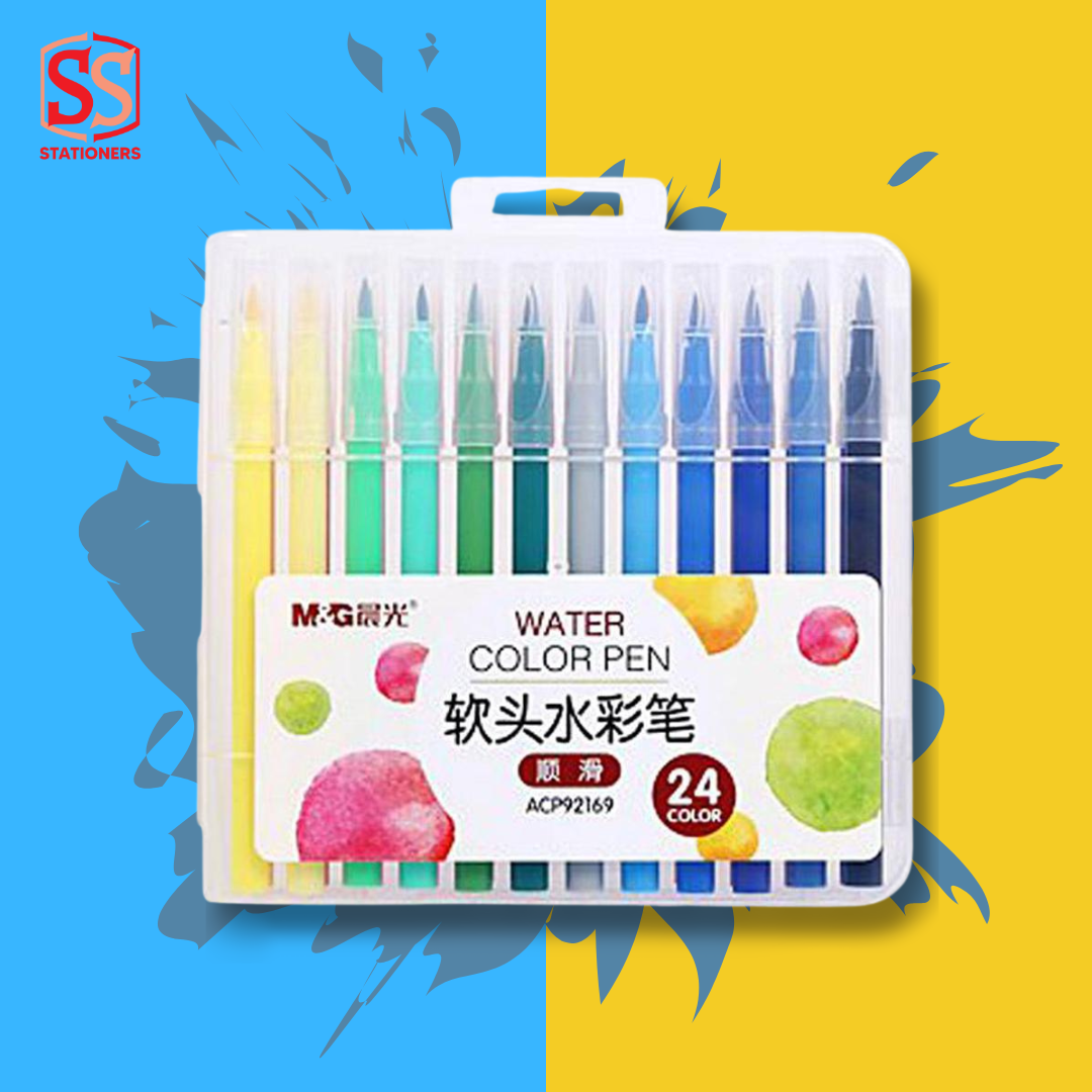 M&G Water color Brush Marker Set 12/18/24/36/48