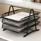 3 Tier Document Tray Metal Mesh