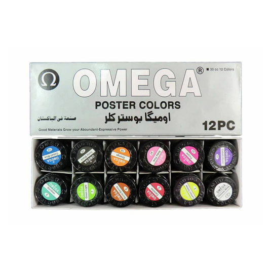 Omega Poster Colours 6/12 colors