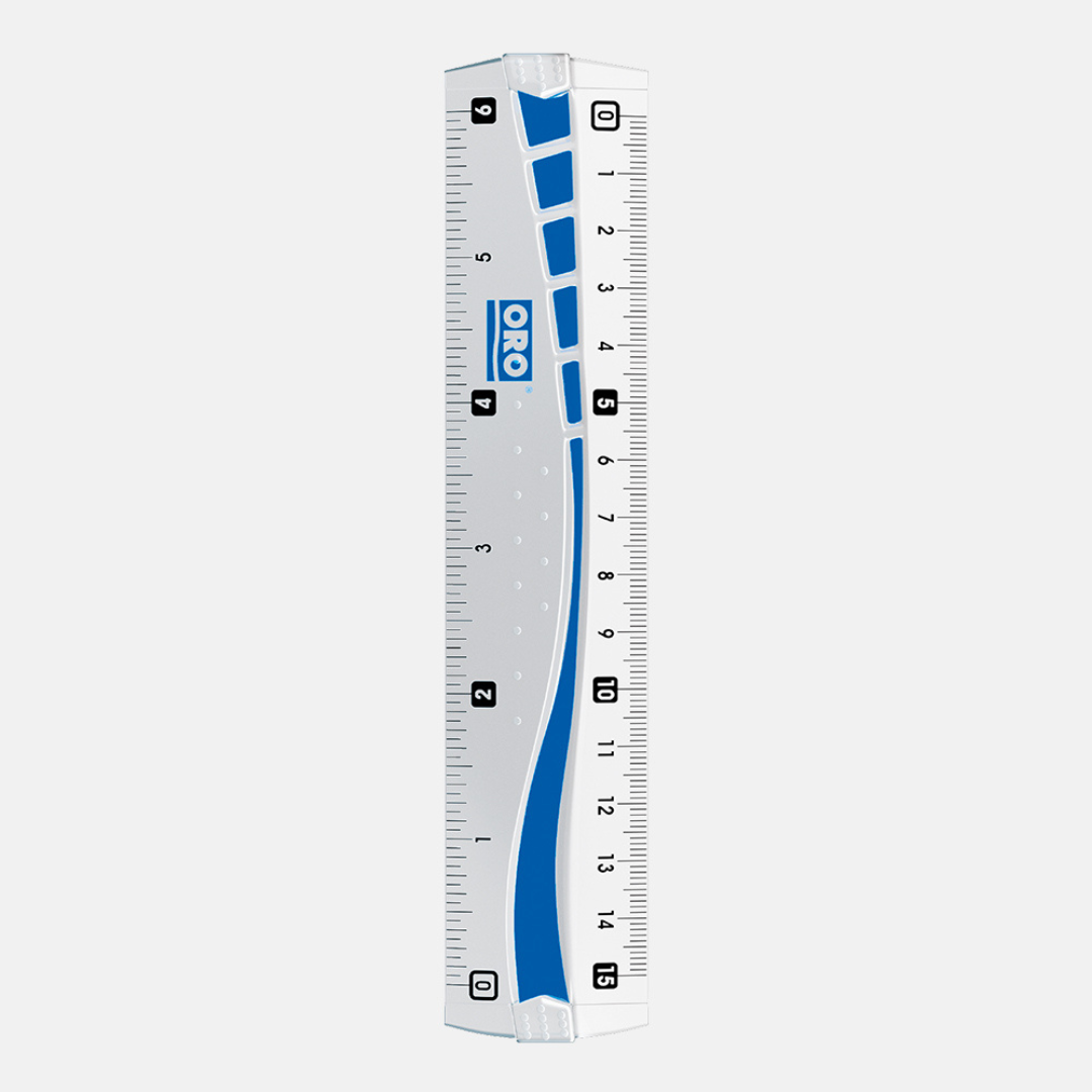 ORO 6 Inch Plastic Ruler