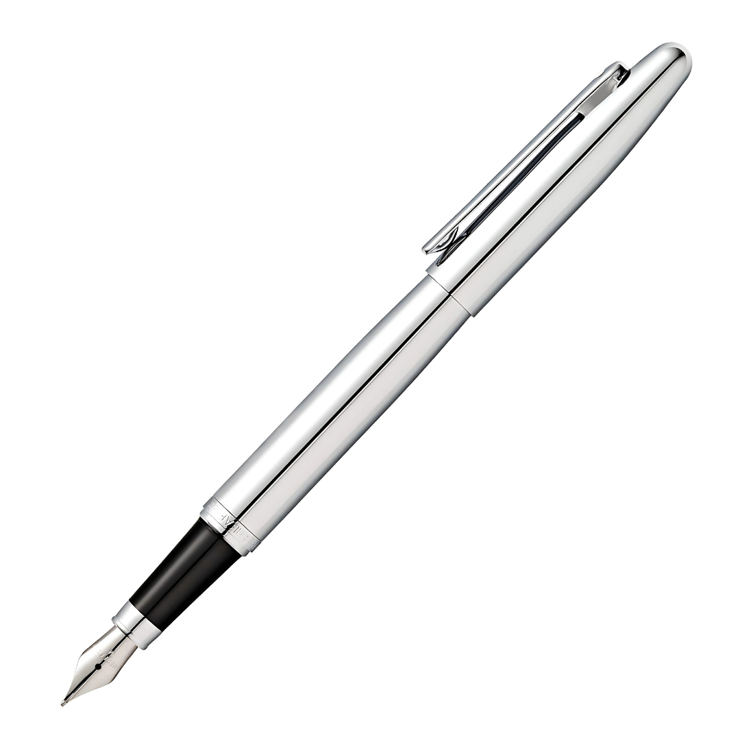 Sheaffer Chrome Silver Tone Fountain Pen