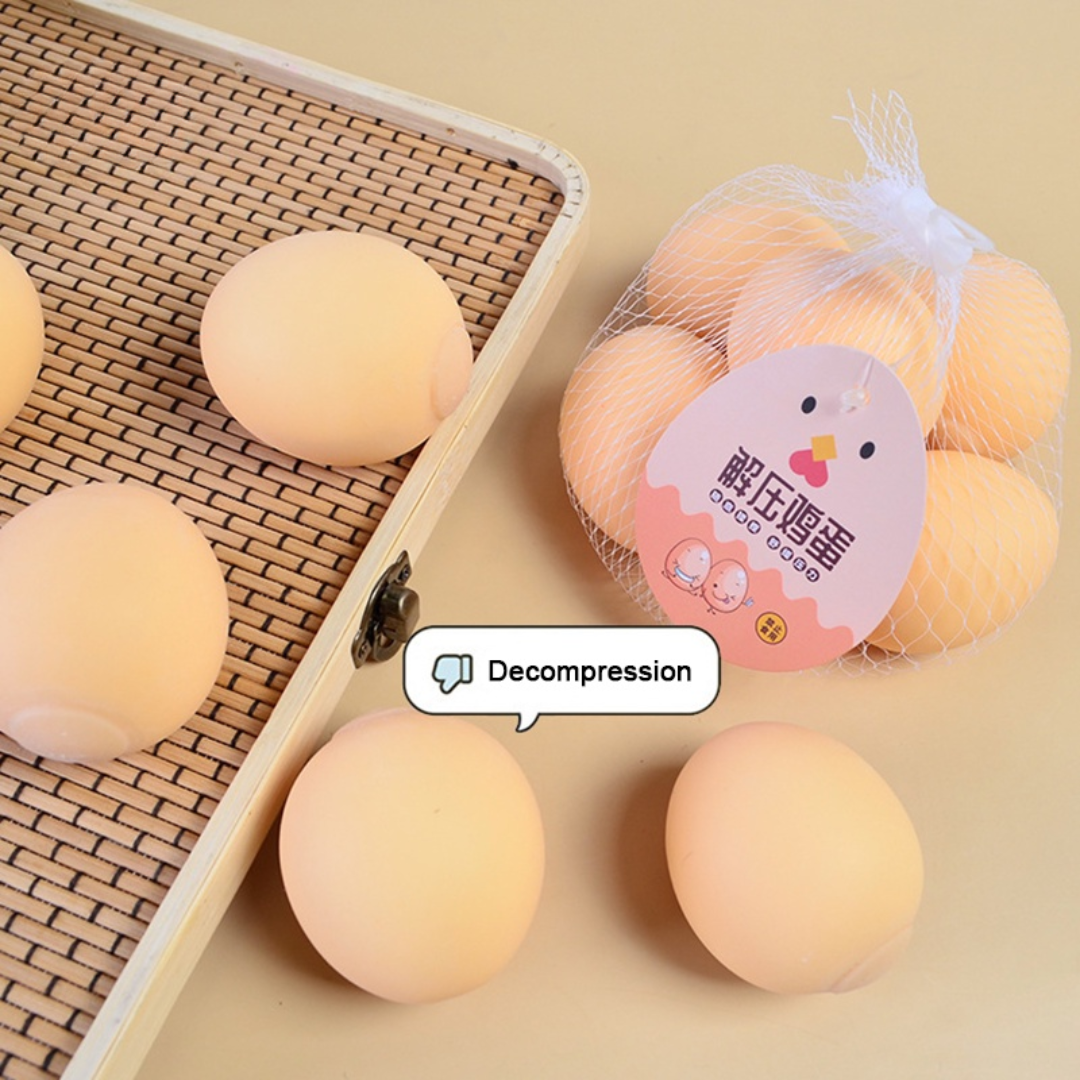 Egg Shaped Stress Relief Squishy Toy