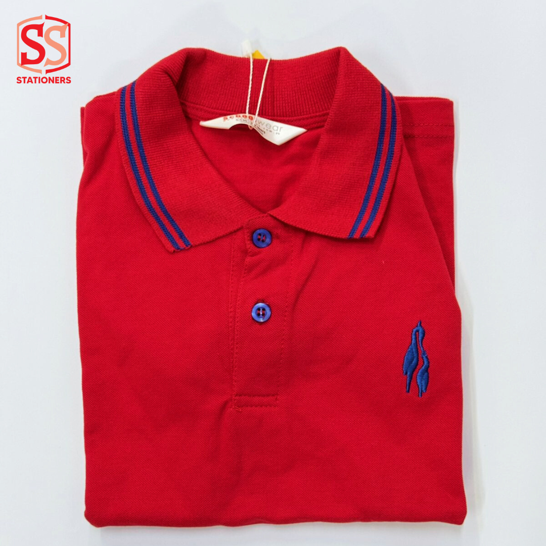 City School Red Polo T-Shirt Unisex (Playgroup to kg)