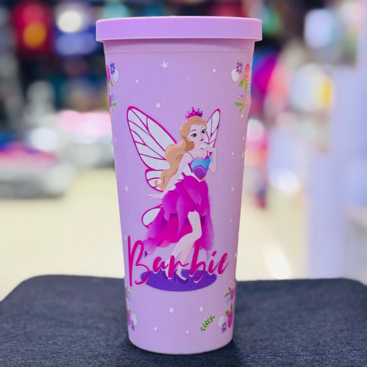 Barbie Printed Water Bottle