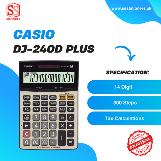 Casio Calculator DJ-240D Plus
