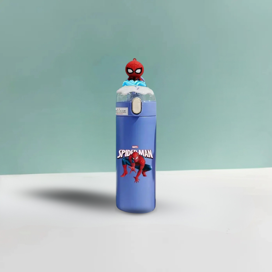 Stainless Steel Spiderman Sipper