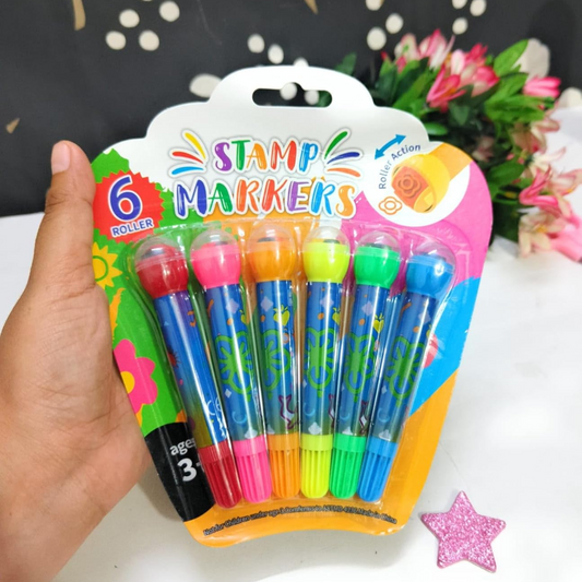 Colored Stamped Markers