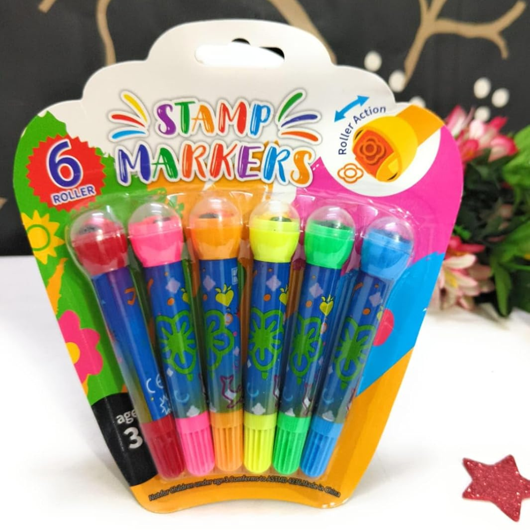 Colored Stamped Markers