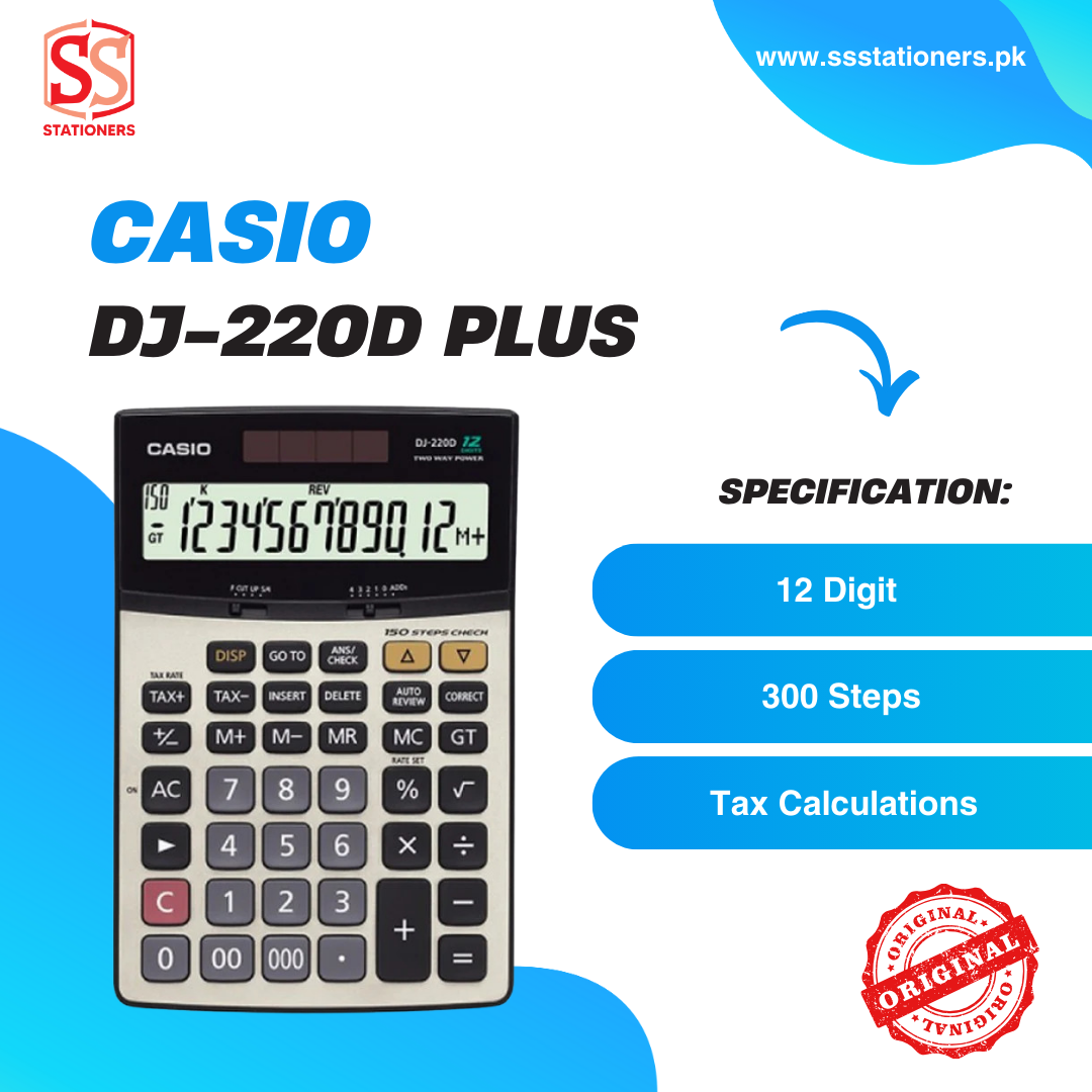 Casio Calculator DJ-220D Plus