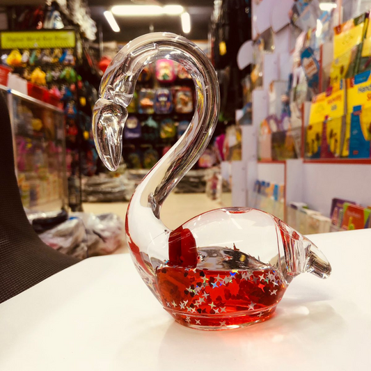 Swan Liquid Floating Paperweight