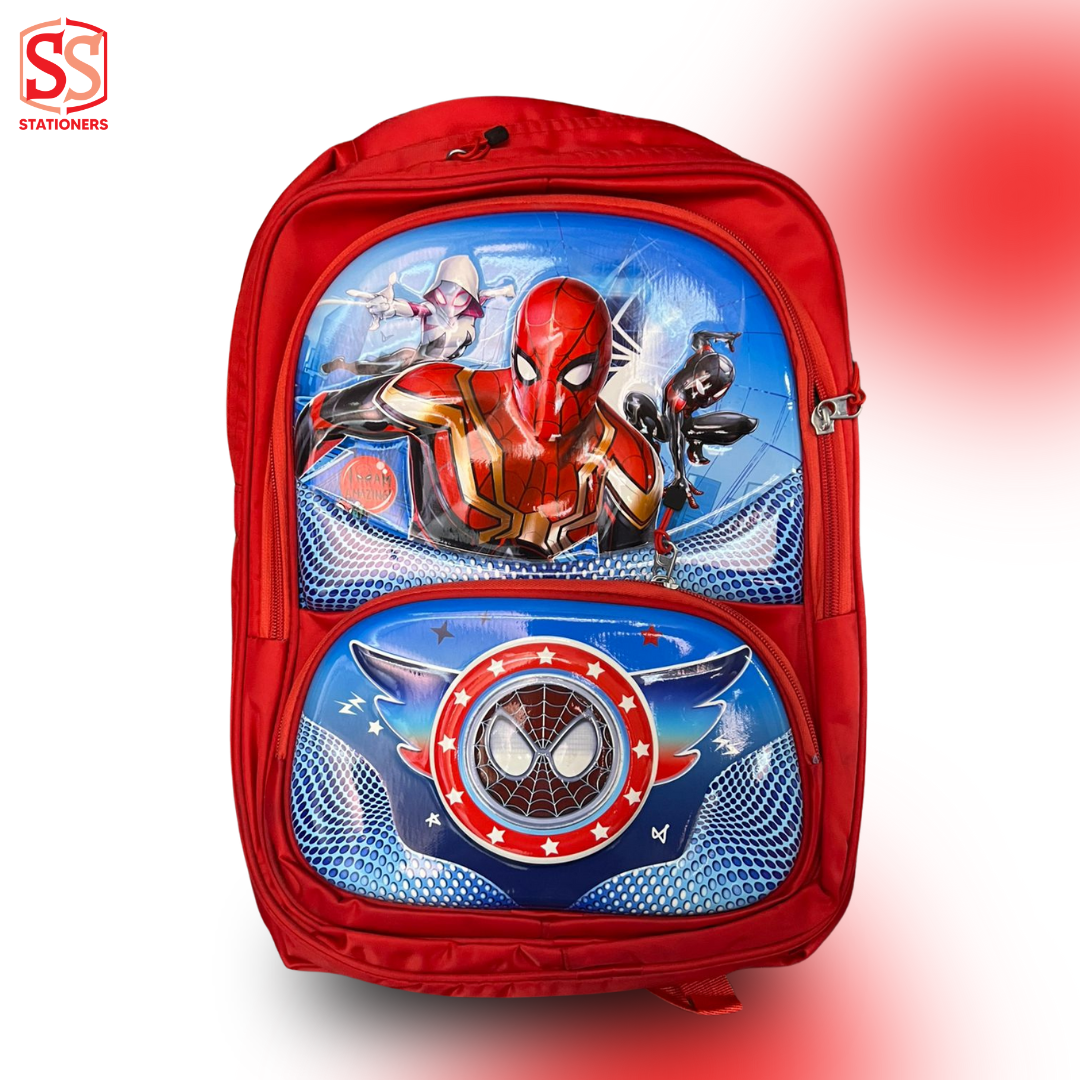 Spiderman Character School Bag (18 inch)