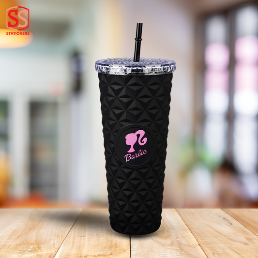 Barbie Sparkle Plastic Straw Cup