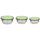 3pcs Stainless Steel Food Containers