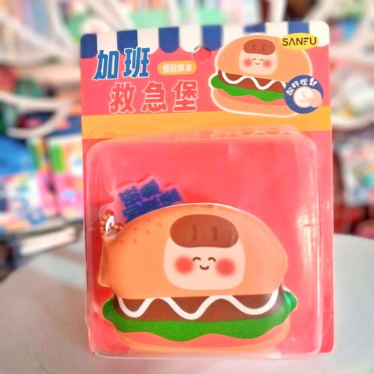 Cute Burger Designed Diary