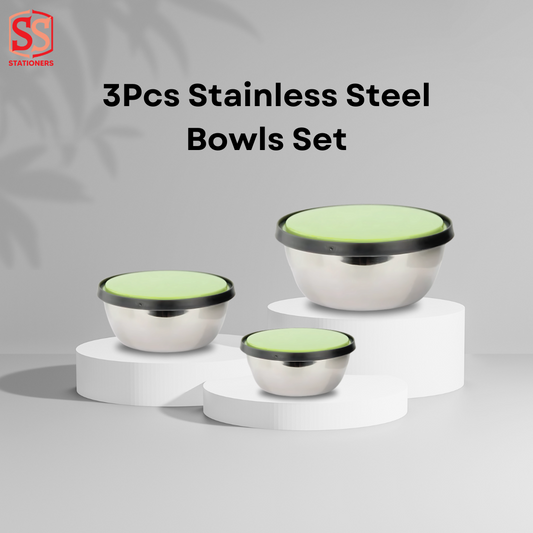 3pcs Stainless Steel Food Containers