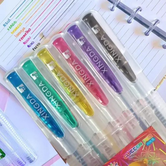 Glitter Pen 8 Pcs Set