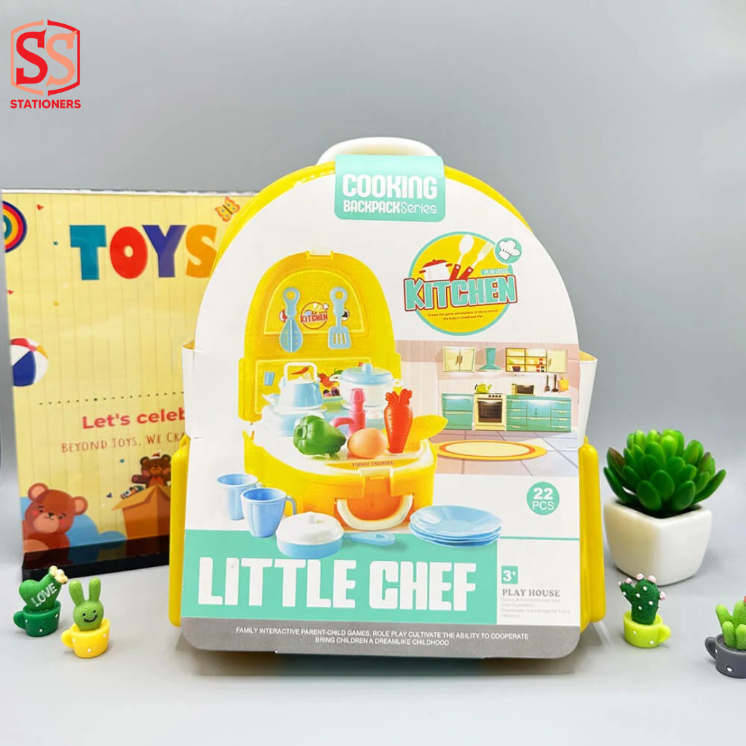 Little Chef Backpack Kitchen Set