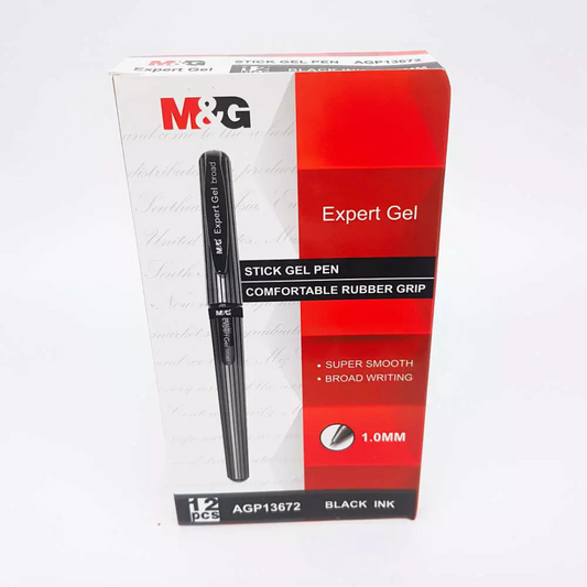 M&G Expert Gel Rubber Grip Gel Pen single piece