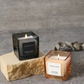 Luxury Square Glass Jar Soy Wax Scented Candles