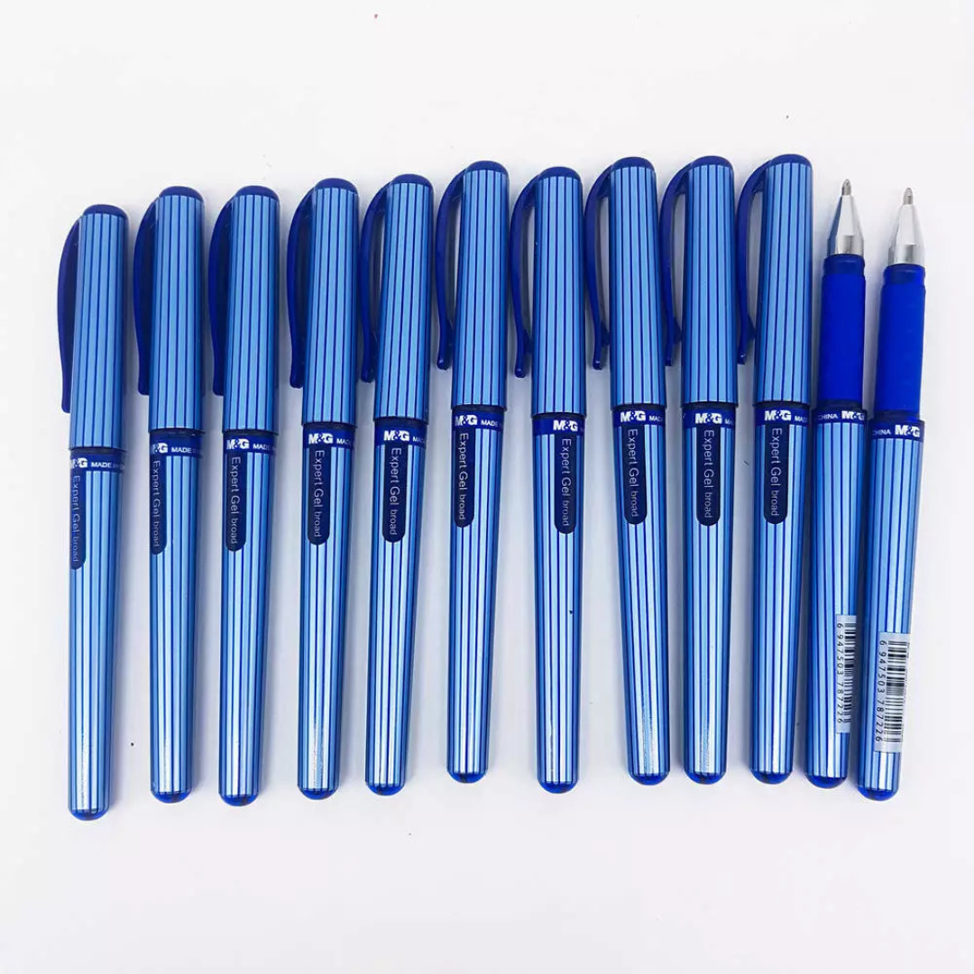 M&G Expert Gel Rubber Grip Gel Pen single piece