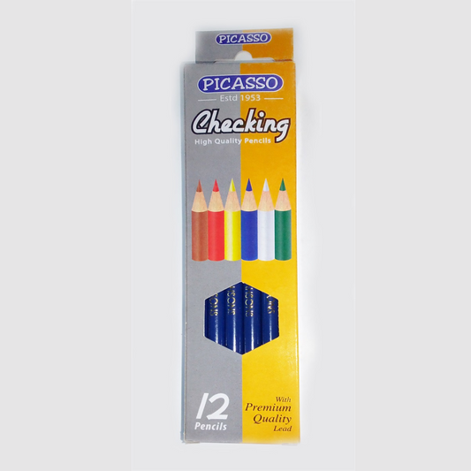 Picasso Checking Pencil blue color Packet 12