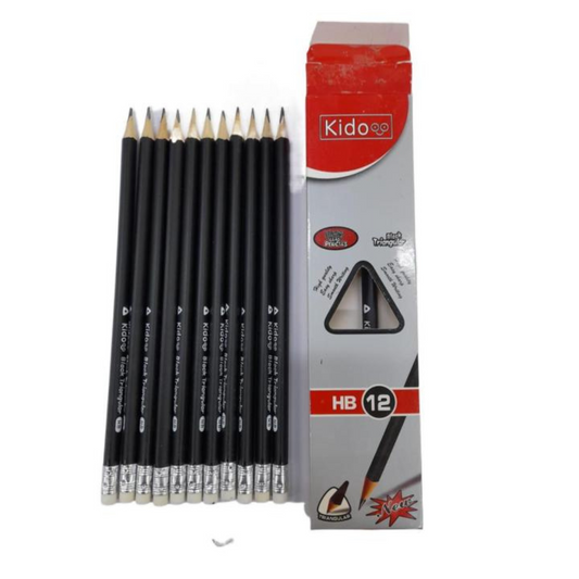 Kido Triangular Lead Pencils Pack of 12