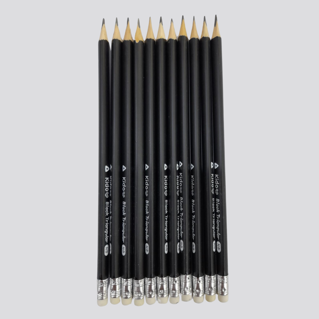 Kido Triangular Lead Pencils Pack of 12