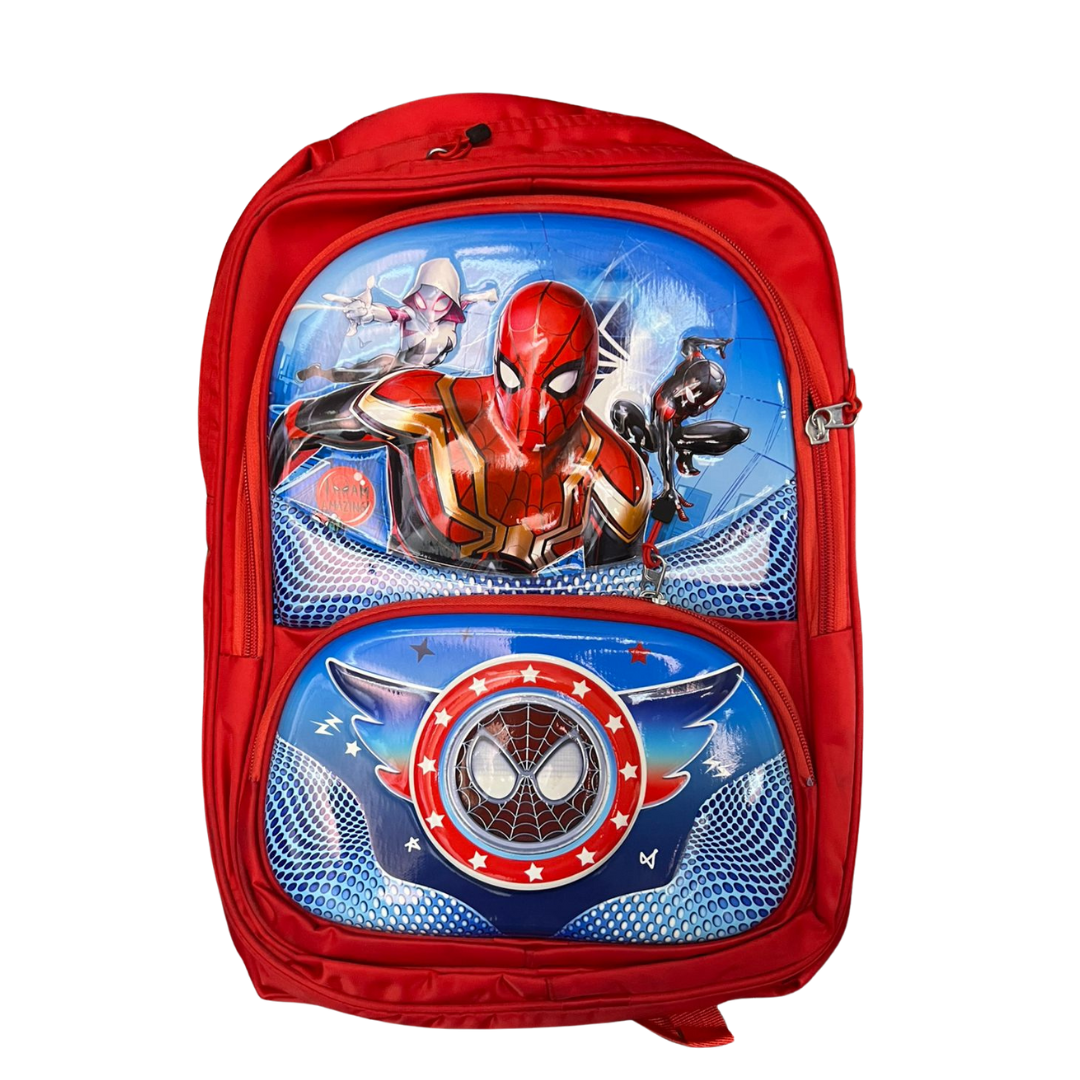 Spiderman Character School Bag (18 inch)